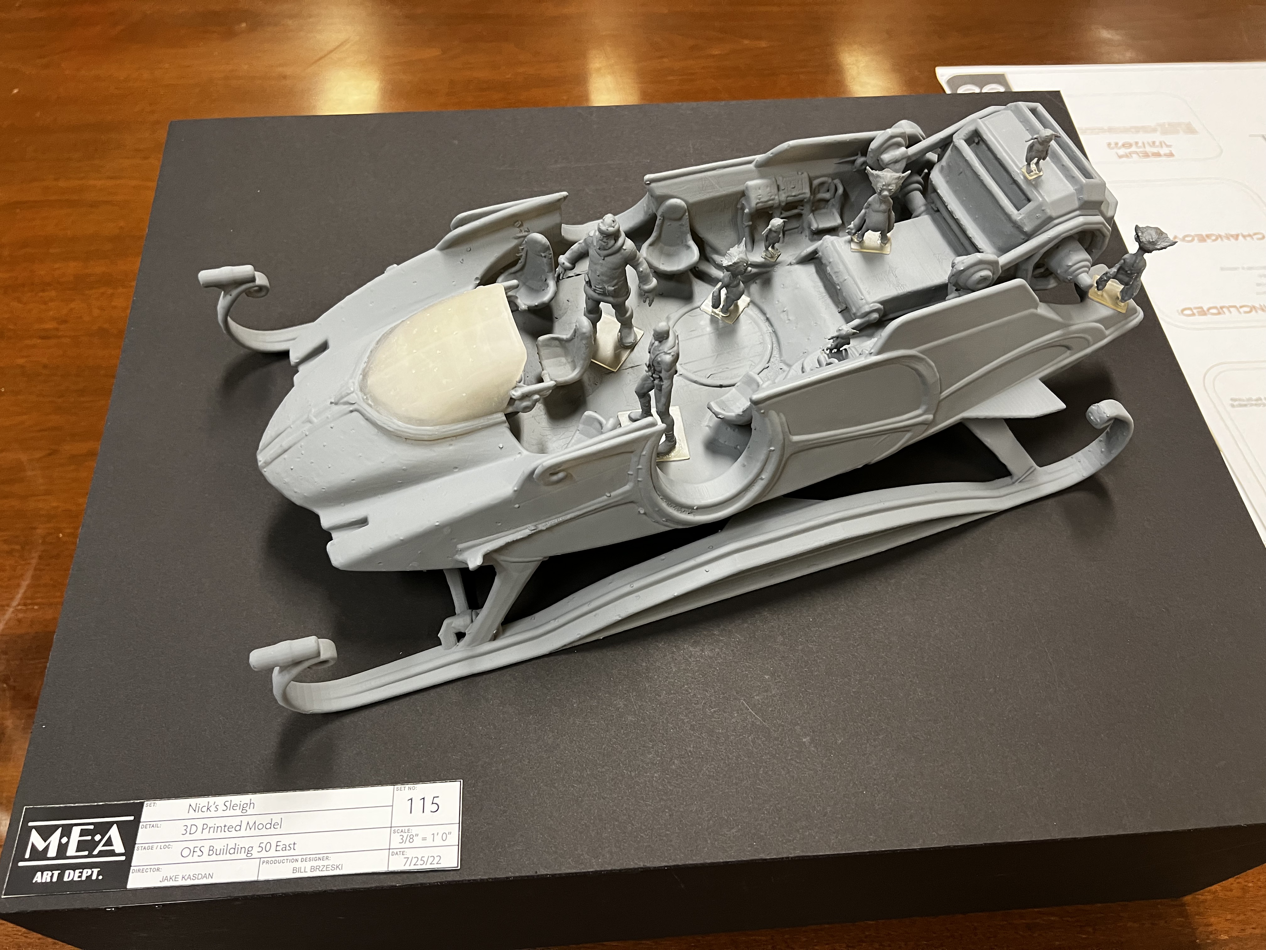 Red One Sleigh Model