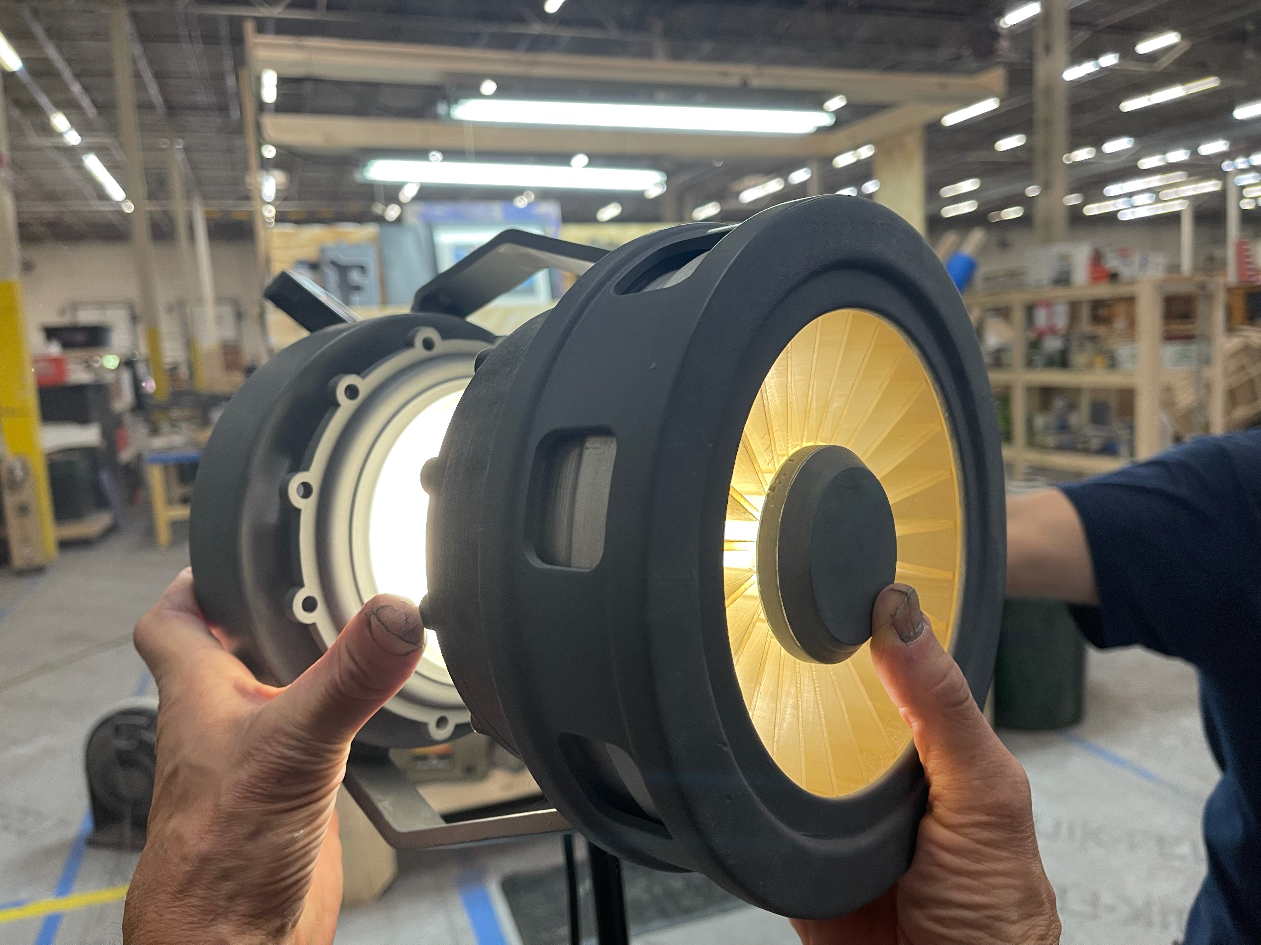 Custom 3D printed engine components for film production